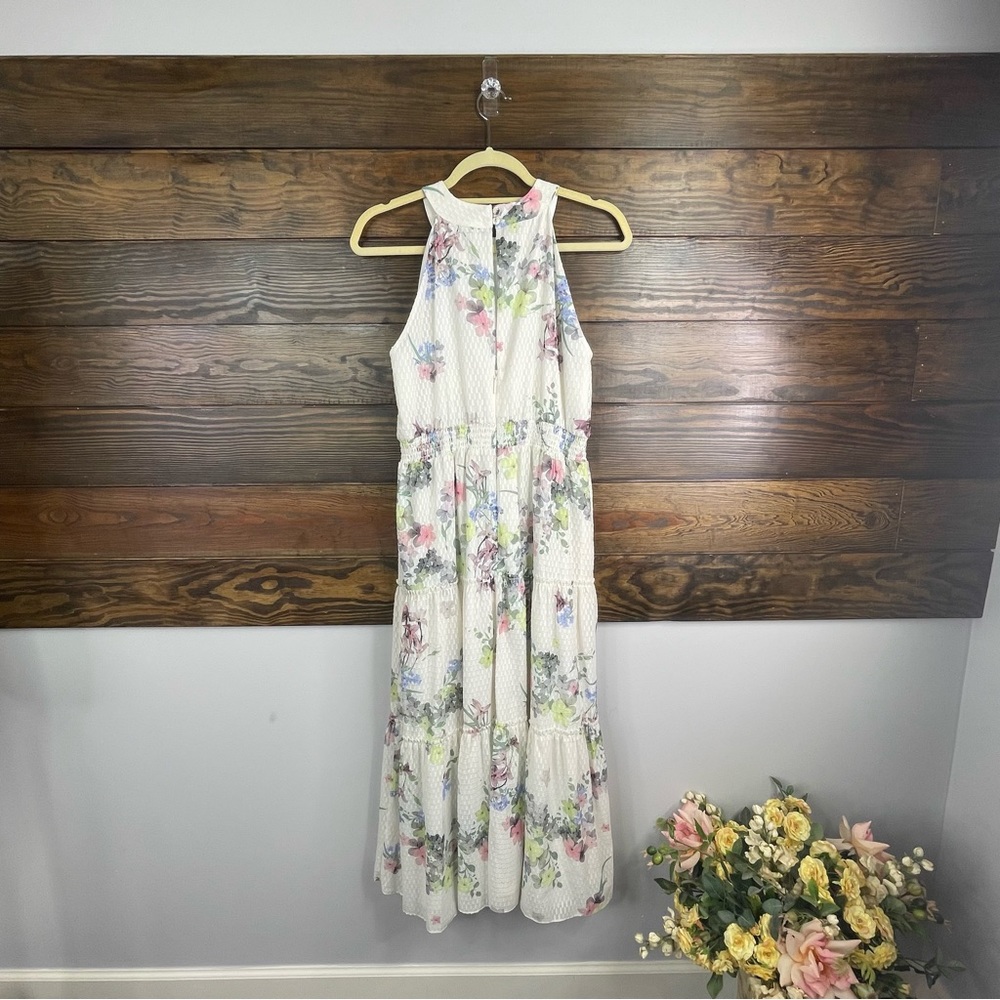 Ted Baker Kahlay Pergola Halterneck Midi Dress New Size 6 - Picture 3 of 7